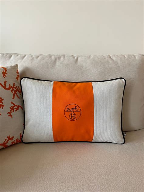 hermes cushion replica|hermes black and white blanket.